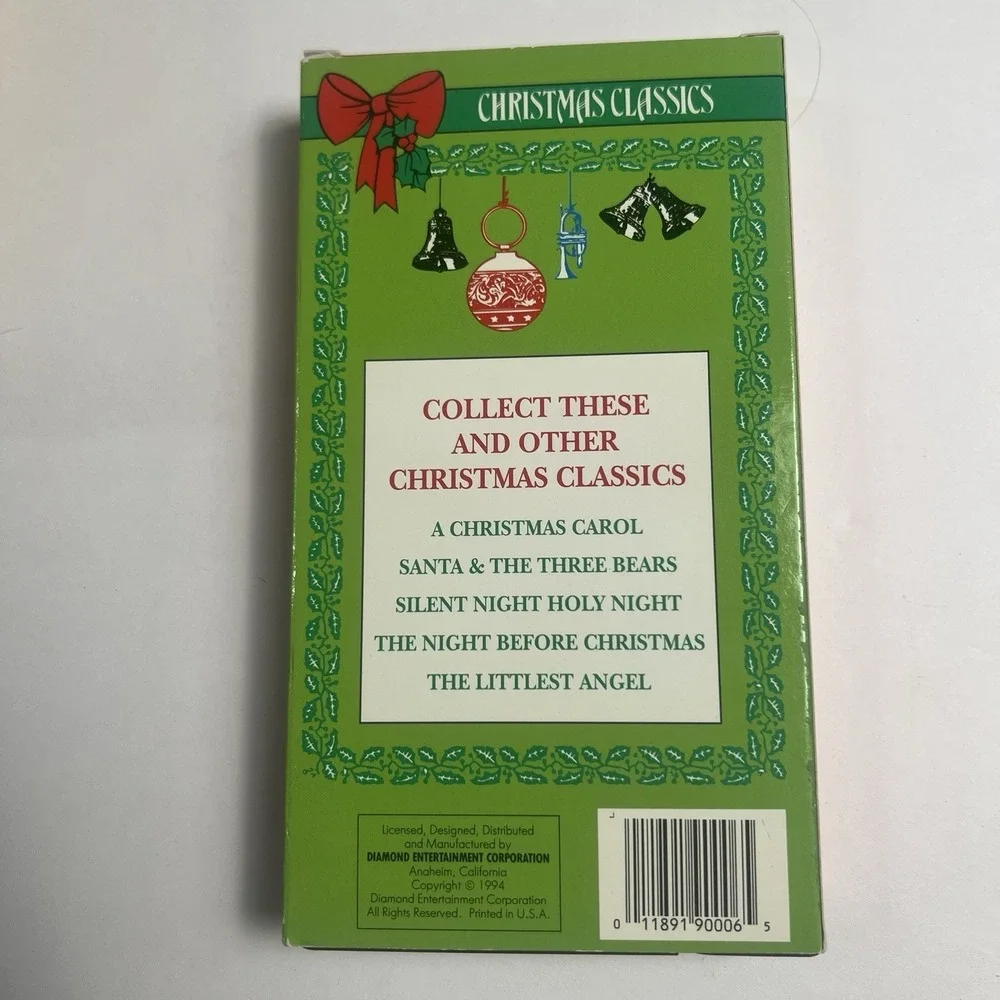 Christmas Classics - The Night Before Christmas (VHS, 1994) plus 12 days of Xmas